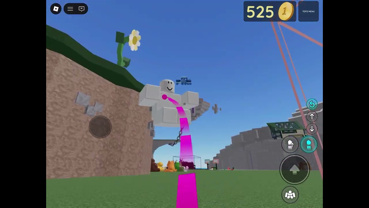 Just goofing around in fling things and people