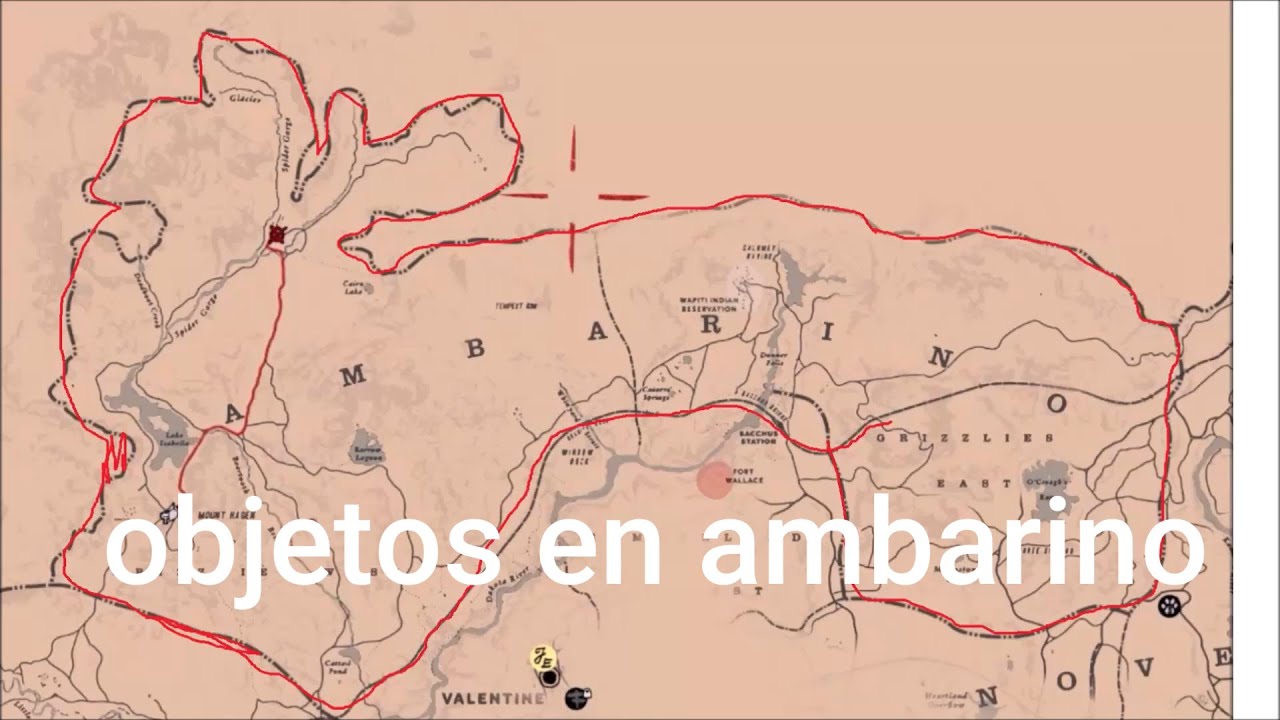 objetos en ambarino RED DEAD REDEMPTION 2