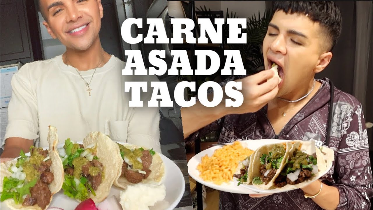 Cooking with Gabriel: CARNE ASADA TACOS (Street Tacos)