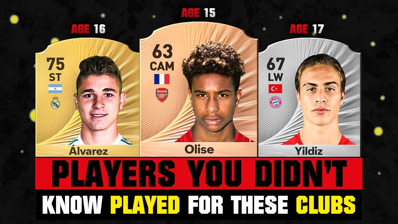 FOOTBALLERS You Didn't Know PLAYED For THESE CLUBS! 🤯😱 ft. Olise, Alvarez, Yildiz&hellip;