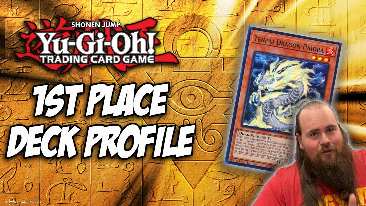 Yu-Gi-Oh! FIRST PLACE UNDEFEATED TENPAI DRAGON DECK PROFILE *POST BANLIST*