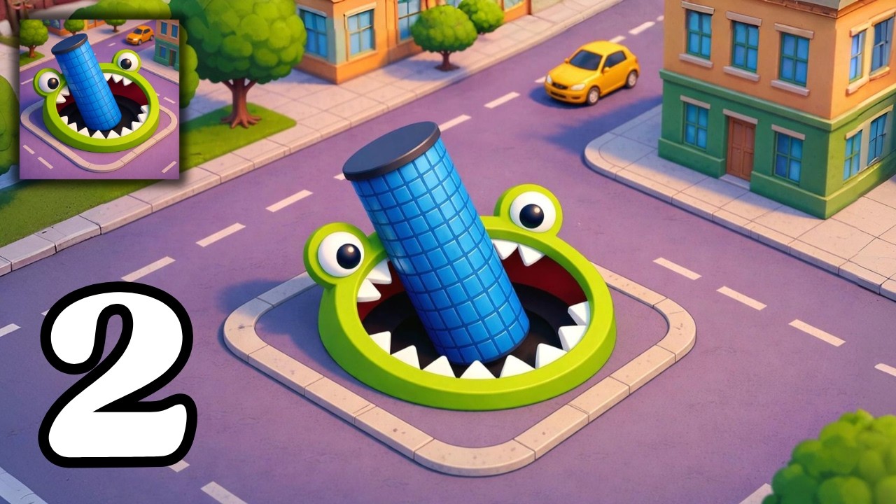 Hole.io | Gameplay Walkthrough Part 2 | From Tiny Hole To City Destroyer | Android, iOS