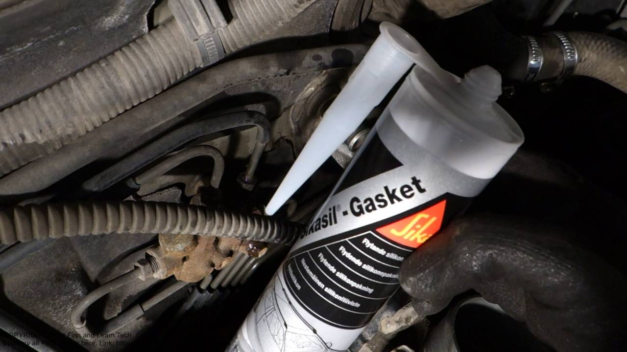 How to use Sika Sikasil gasket car engine gasket silicon glue