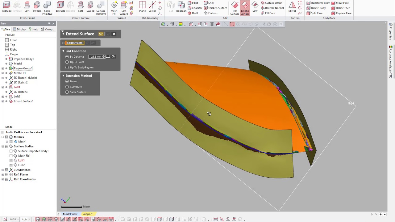 Geomagic Design X - Surface Modeling