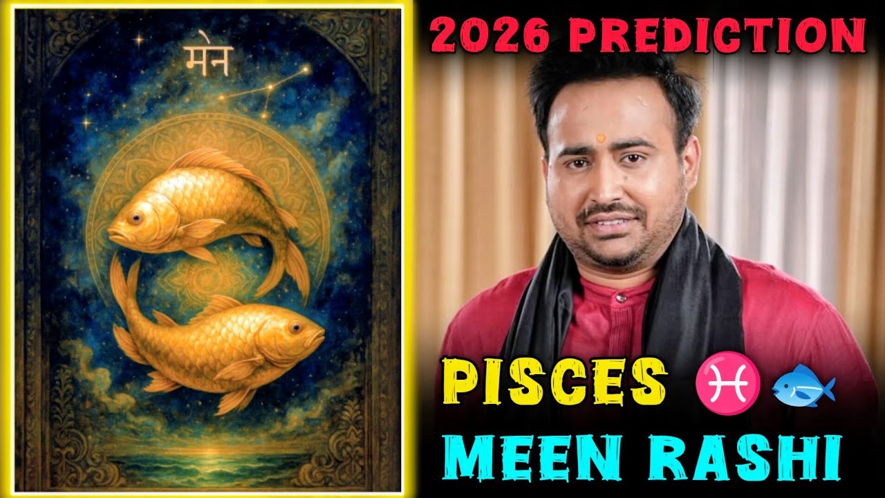 Pisces Rashi ♓ 🐟 (Meen Rashi): 2026 Astrological Prediction - Explained by Arun Pandit Ji #pisces