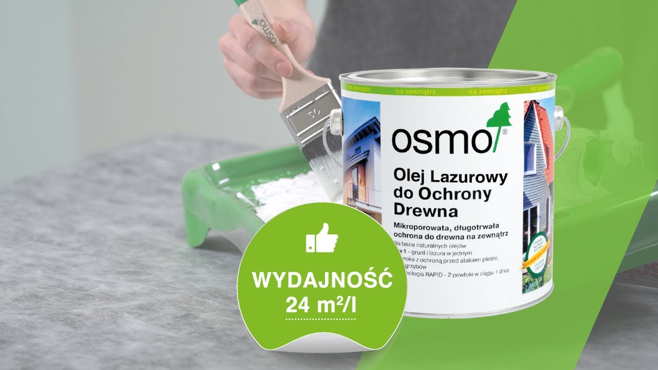 Olej Lazurowy do Ochrony Drewna Osmo -  film instruktażowy