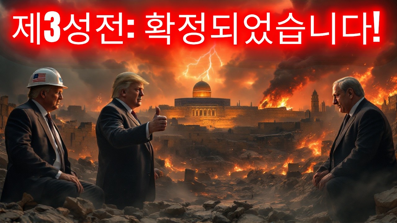 네타냐후가 확인했다: 제3성전 건축이 시작된다! 이것이 종말의 시작인가?