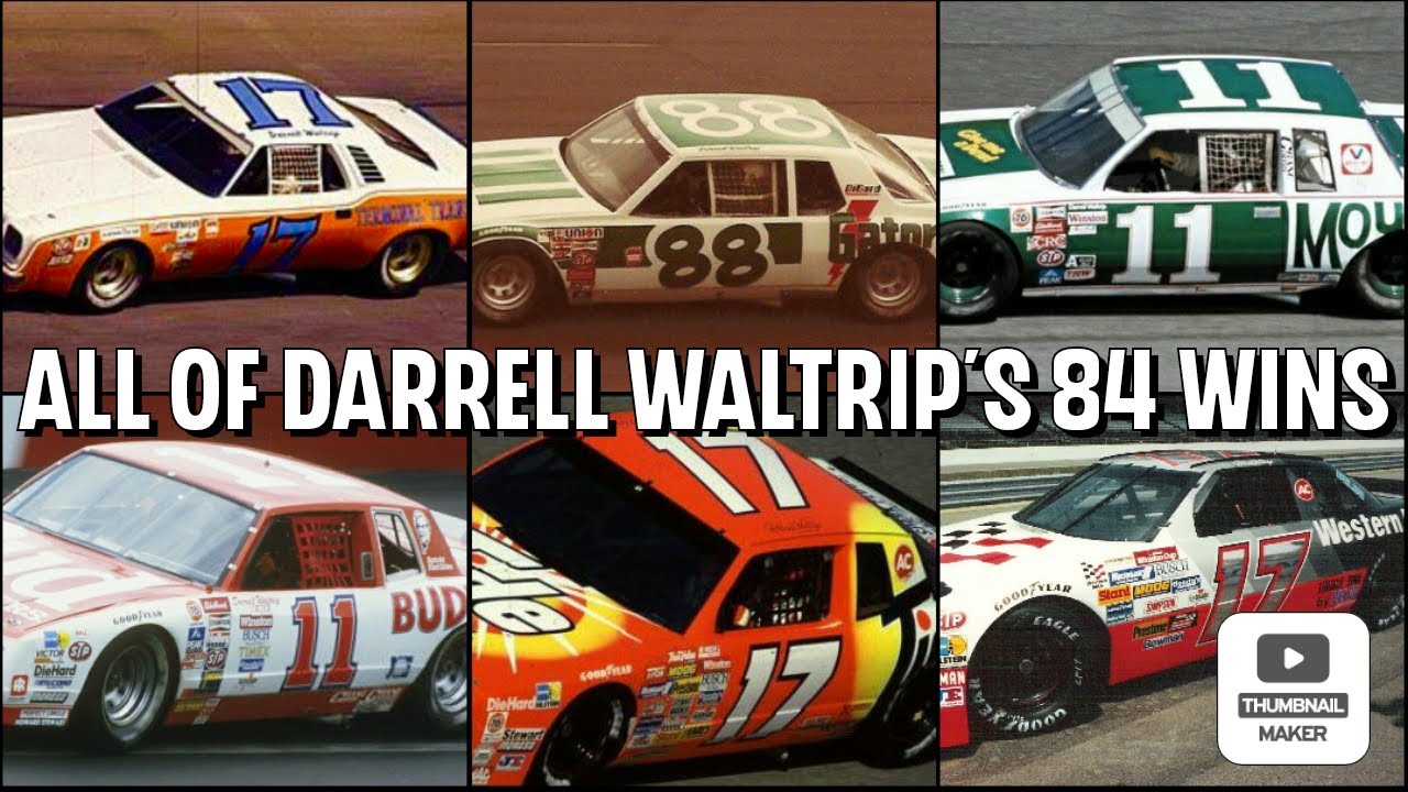 All of Darrell Waltrip's 84 Wins