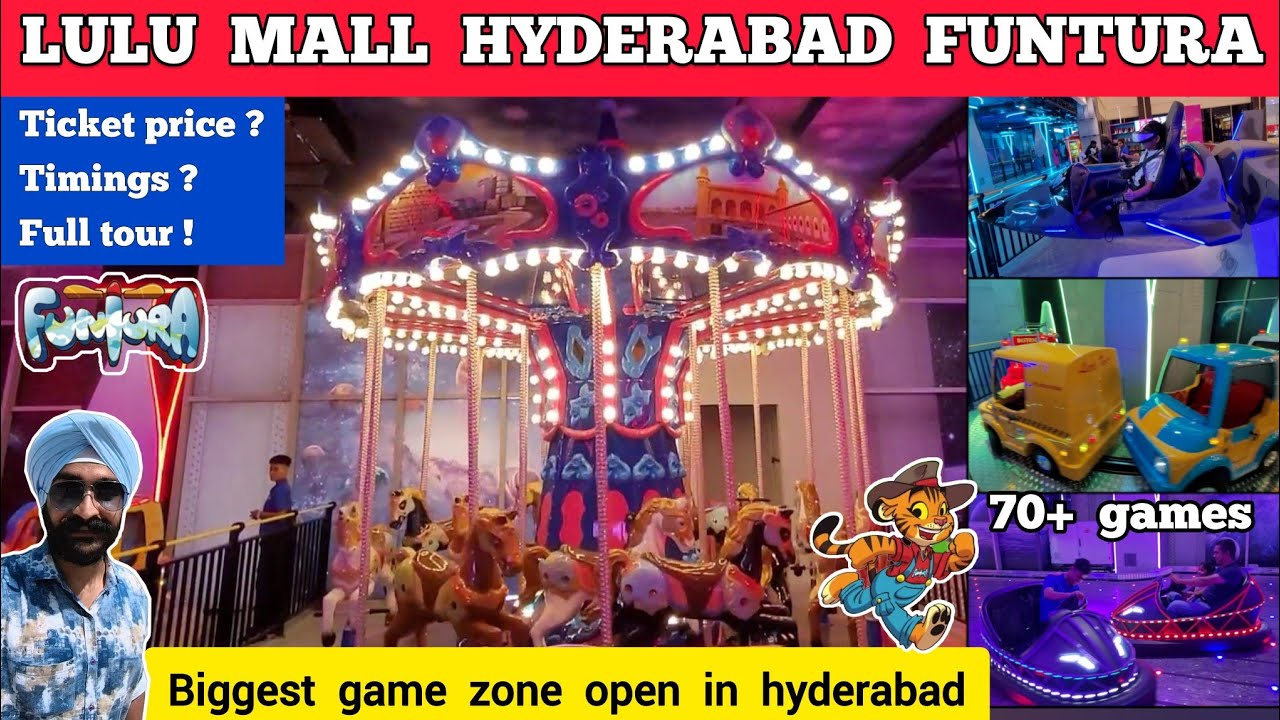 Lulu mall hyderabad game zone | Lulu mall hyderabad funtura tour Lulu mall hyderabad game zone price