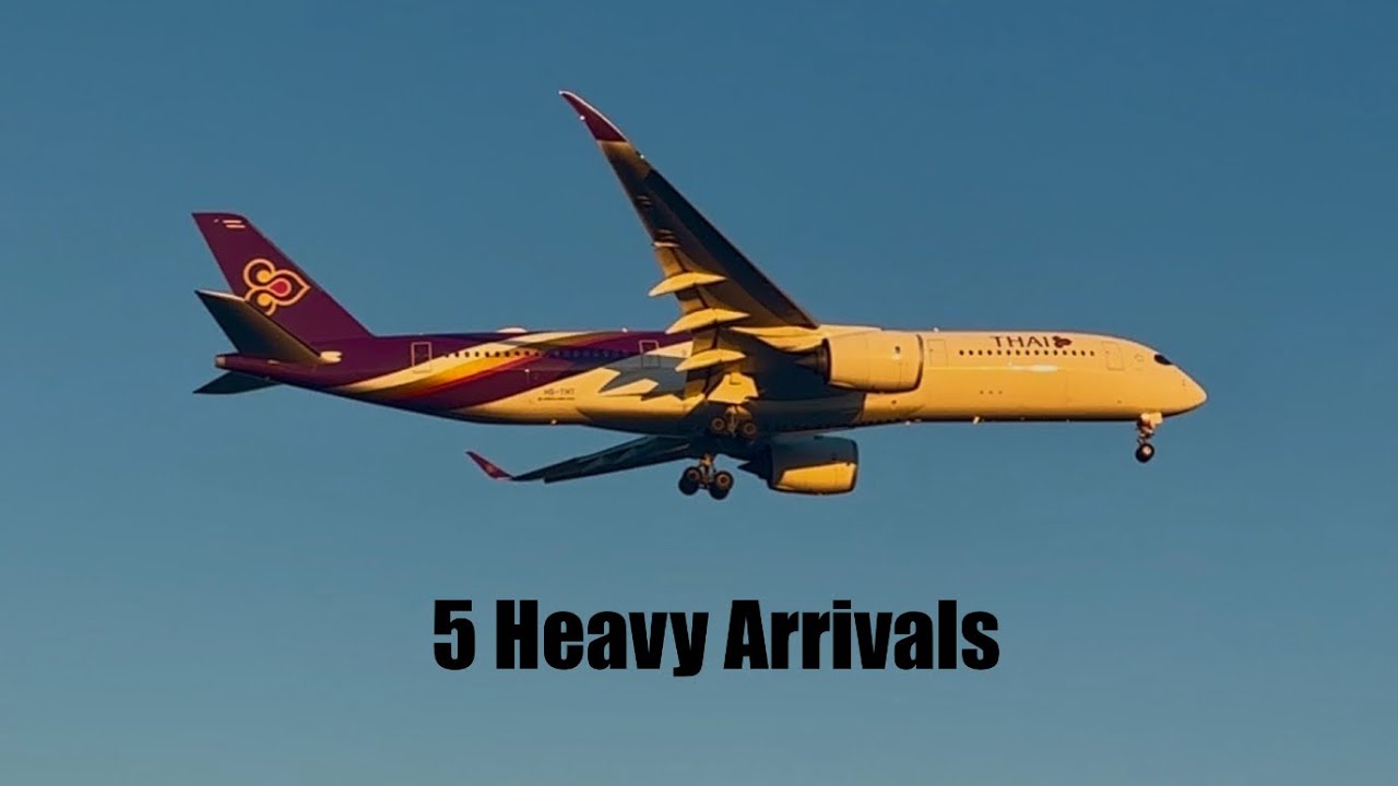 5 Heavies Arriving at Melbourne Airport | Melbourne Airport Plane Spotting | May 2025