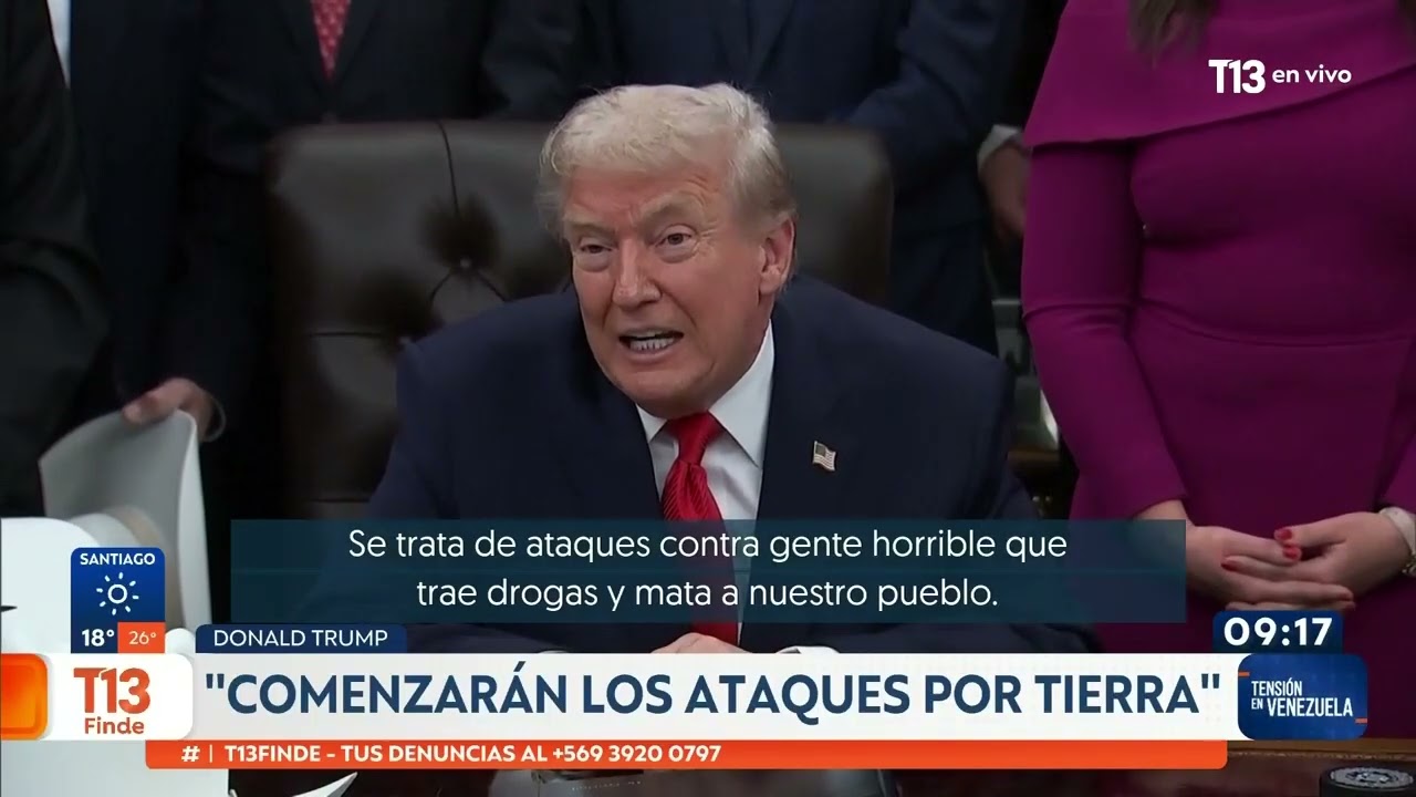 Tensión Venezuela - Estados Unidos: Teletrece en la frontera venezolana