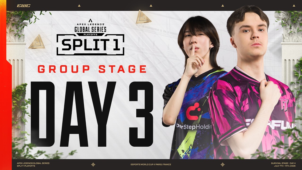 ALGS Year 6 Split 1 Playoffs @ EWC | Group Stage - Day 3 | Apex Legends