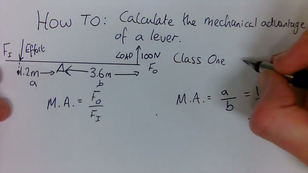 How To Calculate the Mechanical Advantage of a Lever