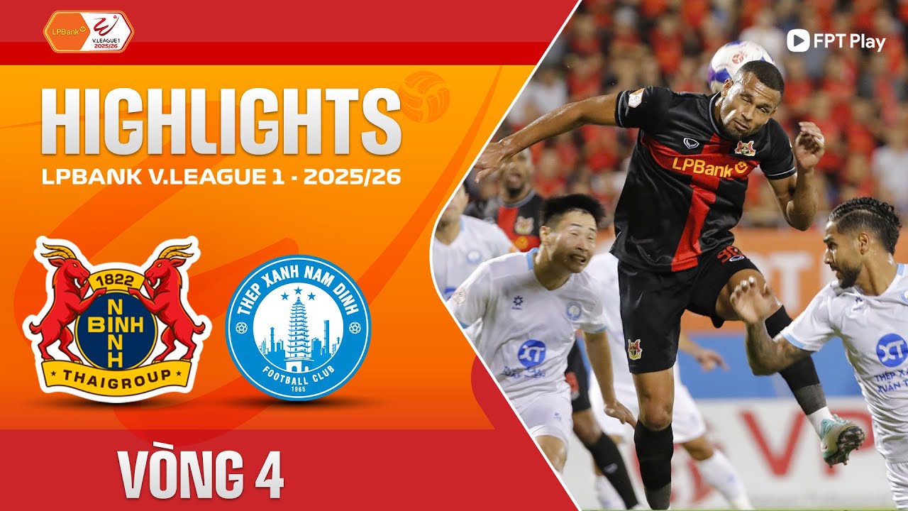 HIGHLIGHTS: NINH BÌNH - THÉP XANH NAM ĐỊNH | CHIẾN THẮNG BÙNG NỔ, KHẲNG ĐỊNH THAM VỌNG XƯNG VƯƠNG
