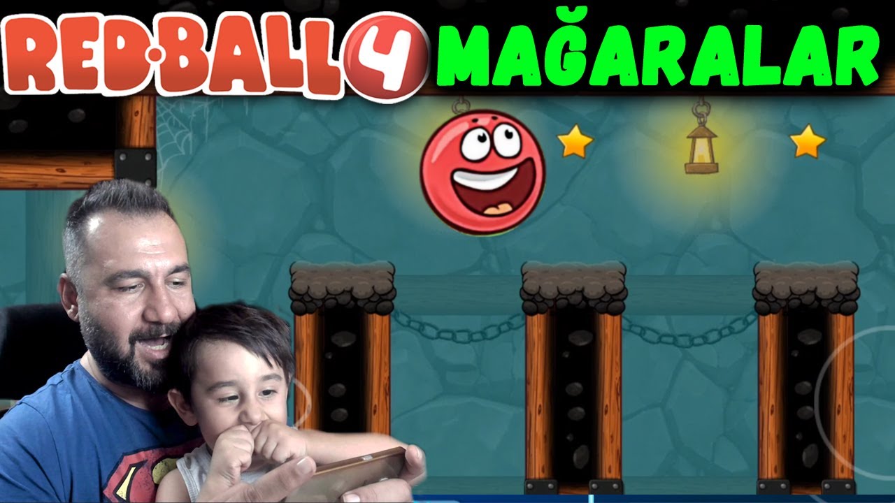 REDBALL 4 MAĞARALAR! | KIRMIZI TOP OYNUYORUZ