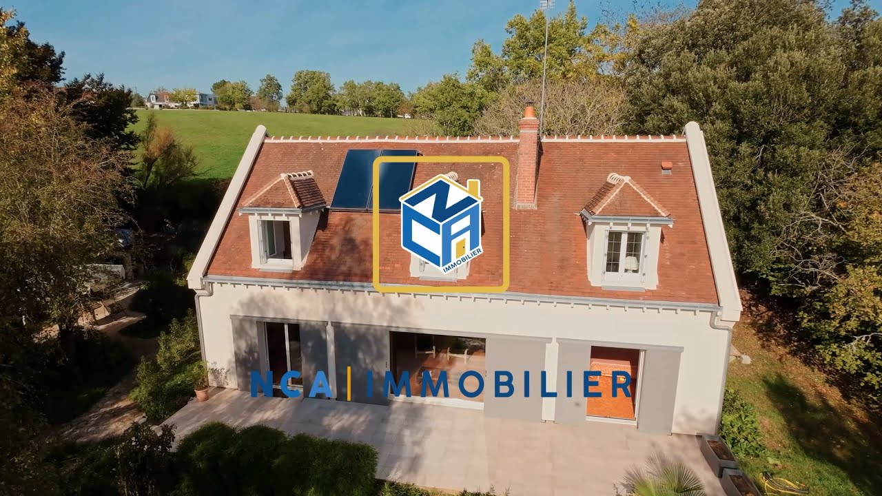 Visite immersive par drone - Maison avec vue sur Cher sur la commune de Chissay-en-touraine (41400)