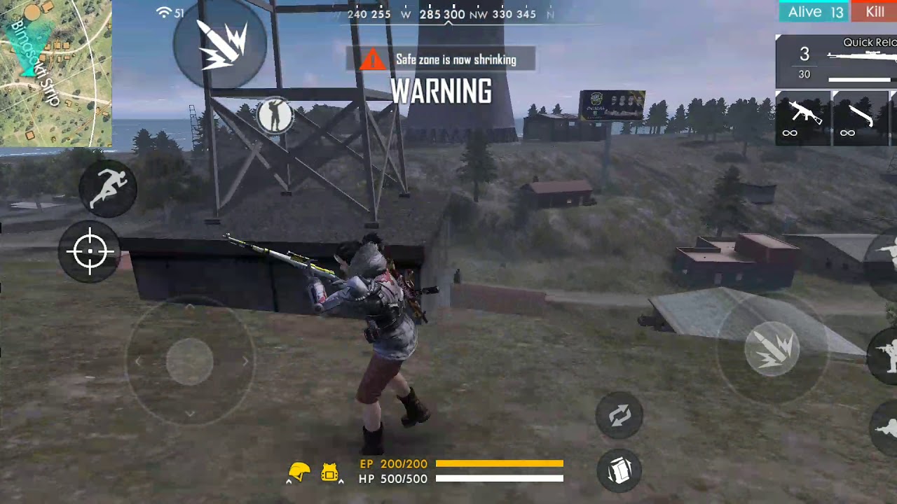 Unlimited landmine in free fire custom room