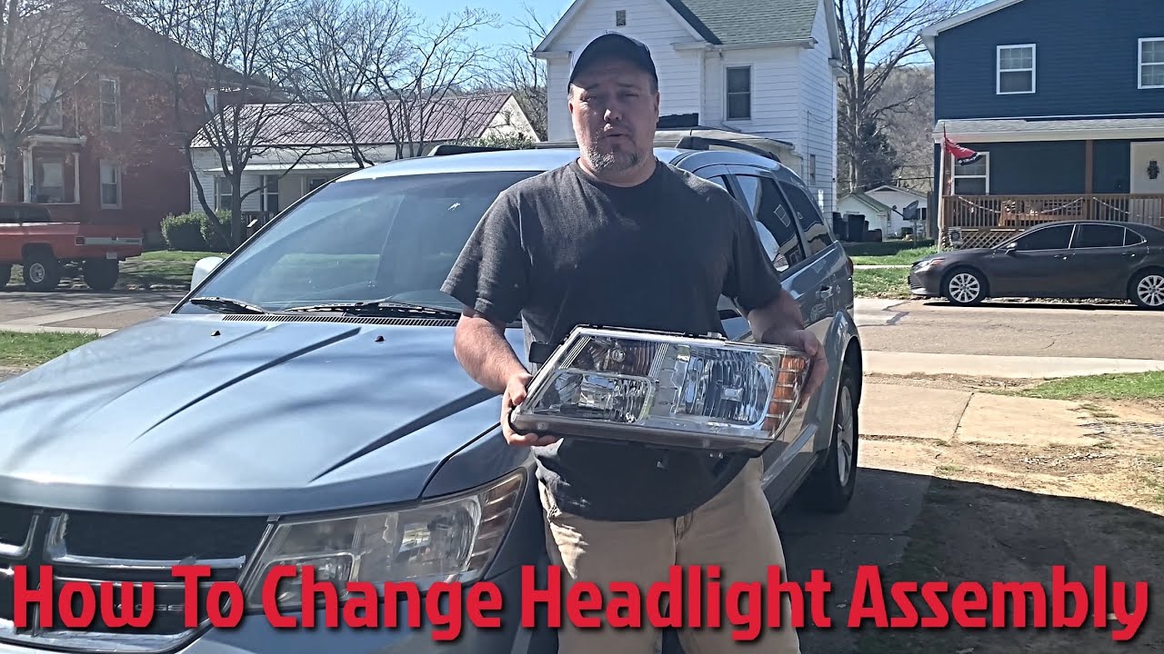 How To Change The Headlight Assembly On A 2013 3.6L SXT Dodge Journey
