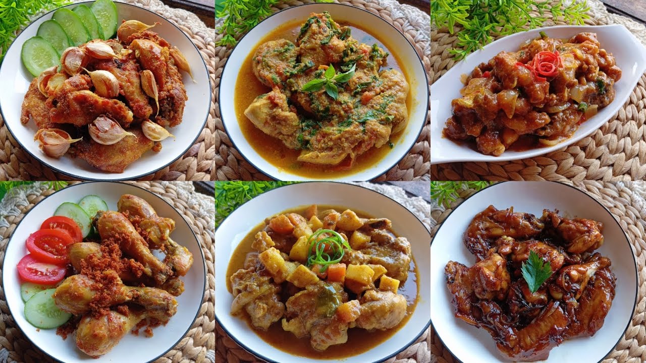 6 IDE KREASI AYAM‼️UNTUK MENU SEMINGGU, DIJAMIN SUAMI KETAGIHAN