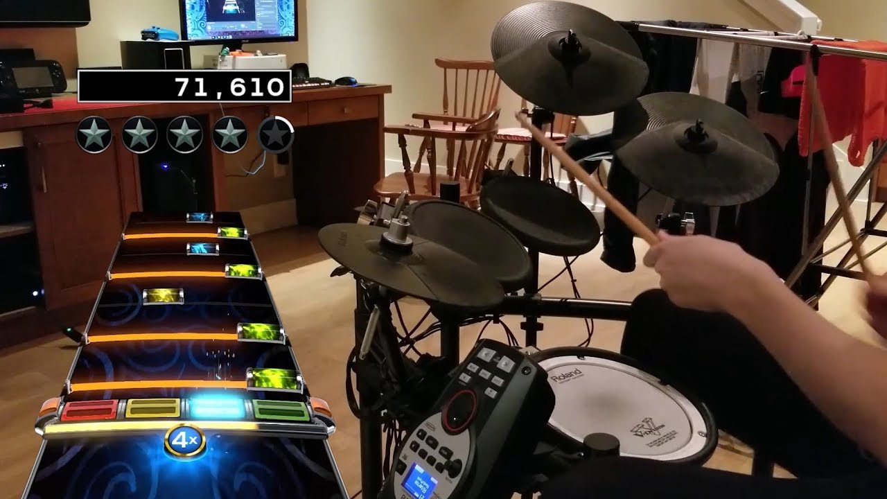 Writing on the Walls by Underoath | Rock Band 4 Pro Drums 100% FC