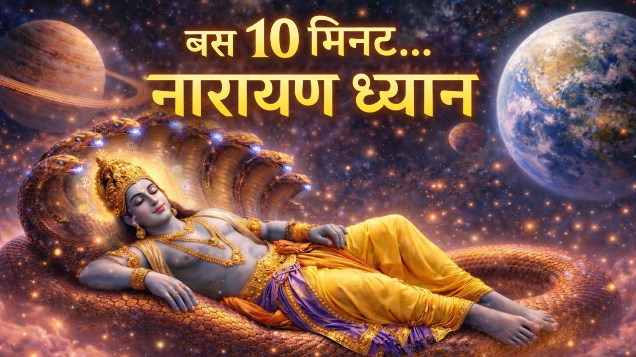 Narayan Narayan 🕉️ Meditation | Vishnu Mantra Chanting | Peaceful Bhakti Music (10 Min)
