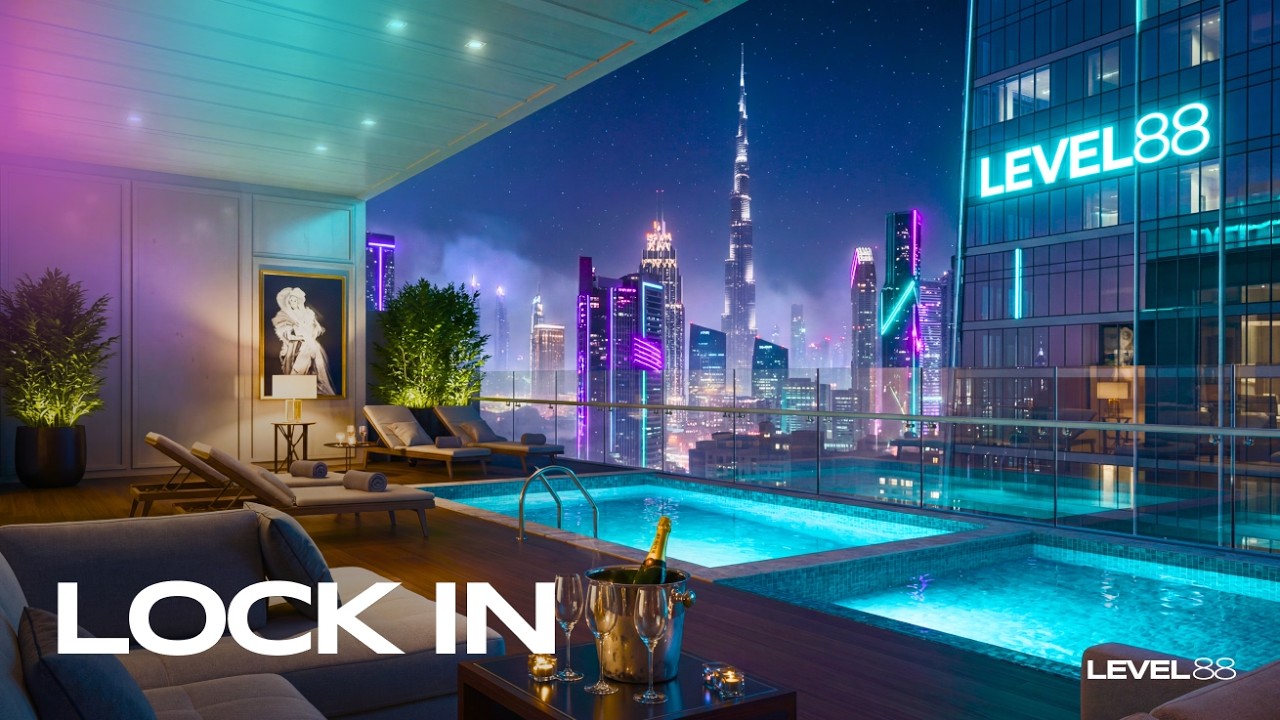 Future Garage Focus Music for Work | Dubai Penthouse Skyline | Level 88