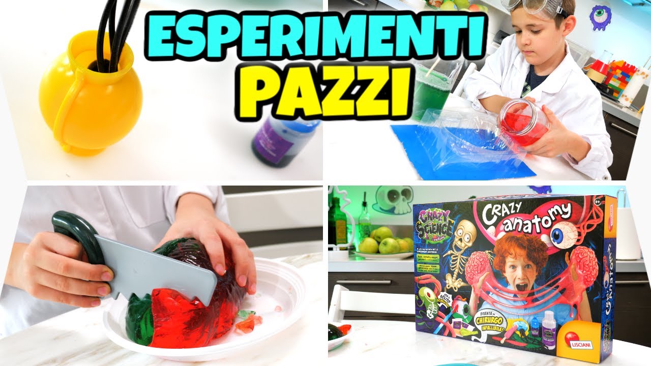 ESPERIMENTI PAZZI: facciamo OCCHIO e CERVELLO GOMMOSI