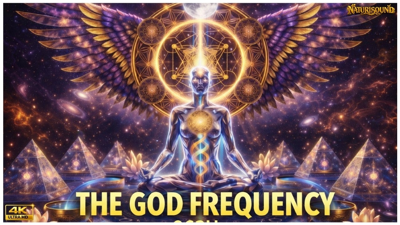 963 Гц | ЧАСТОТА БОГА Активация шишковидной железы | 4 часа глубокой медитации | 4K ✨ NATURISOUN