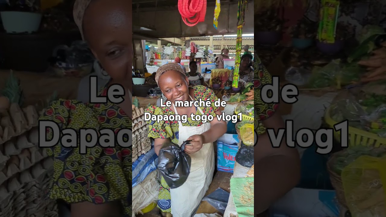 Visitons le march&eacute; de la ville de Dapaong Togo vlog 1 #togo #dapaong #lesmarchesafricains
