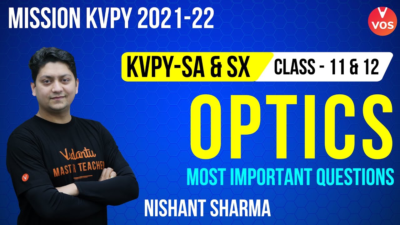 KVPY 2021 - OPTICS | KVPY SA & SX Preparation | KVPY PHYSICS | Class 11 & 12 | Nishant Sharma | VOS