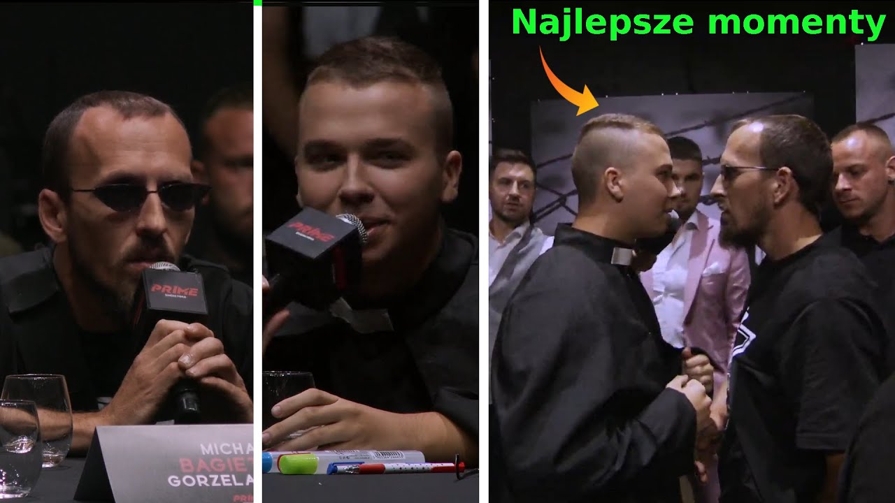 Bagieta vs Robalini najlepsze momenty | Pierwsza KONFERENCJA | PRIME MMA 3: STREET FIGHTER