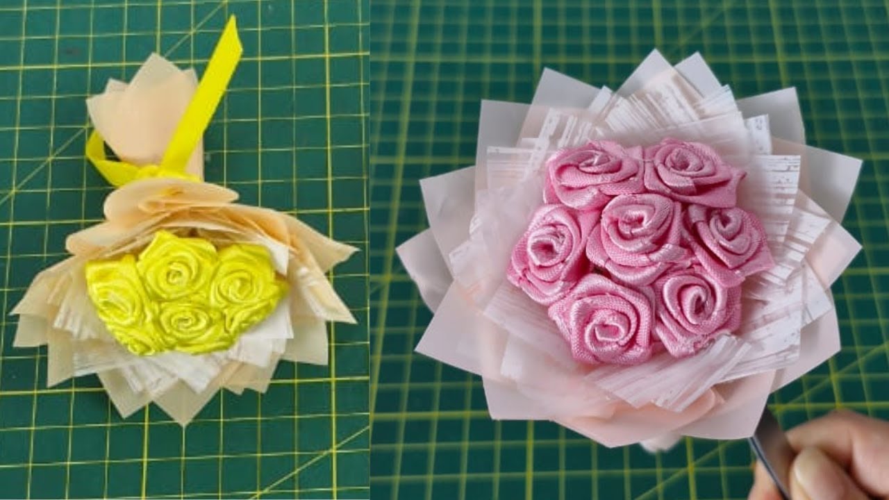 mini ramo / como hacer un hermoso mini ramo 💐😊