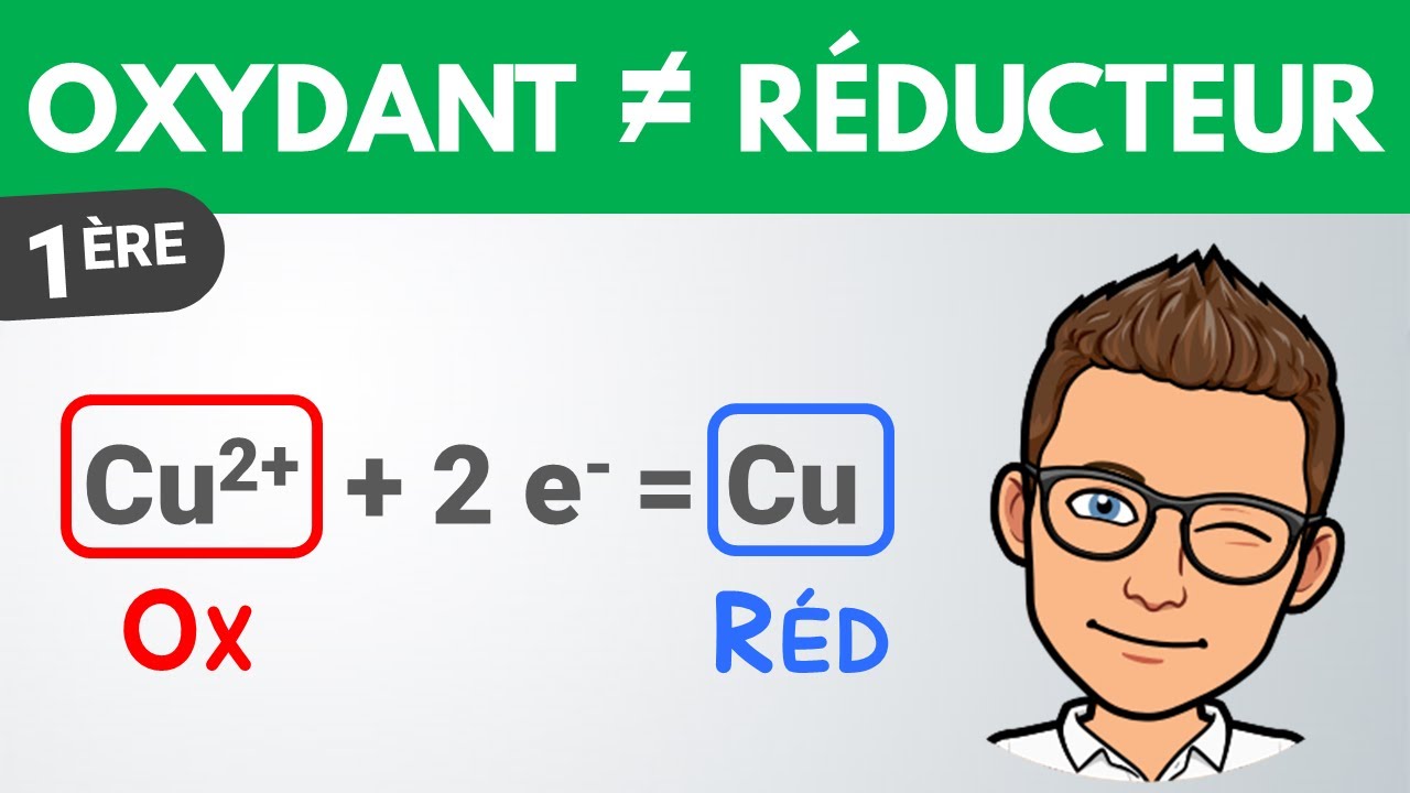 OXYDANT et R&Eacute;DUCTEUR ✔️ Vocabulaire | 1&egrave;re sp&eacute; | Physique Chimie