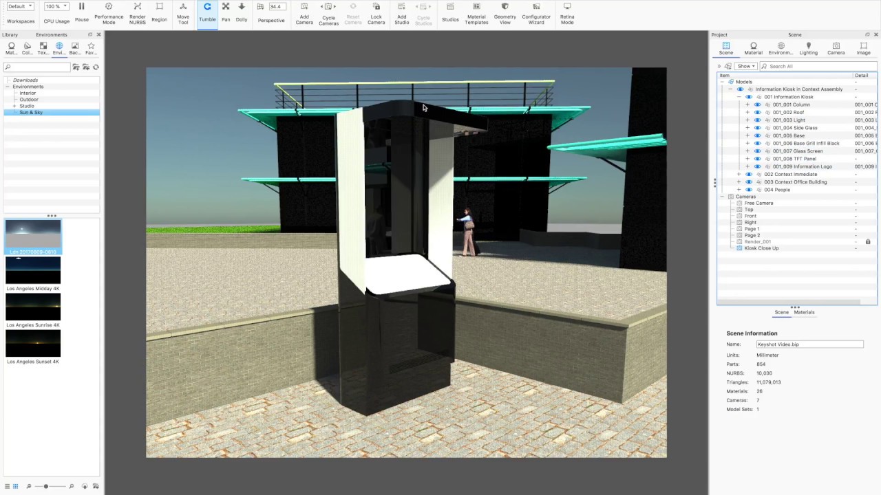 Rhino & KeyShot for Mac - Architectural Exterior Render