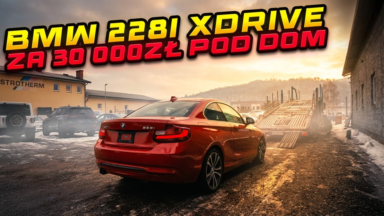 Sportowe BMW xDrive za jedyne 30.000 PLN z USA, AUDI Q7, Corvette, S60, Mercedes E