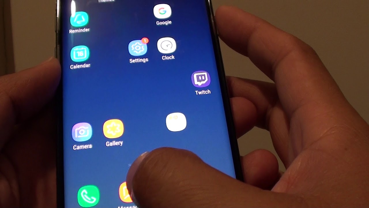 Samsung Galaxy S8: как включить функцию двойного нажатия для вставки точки