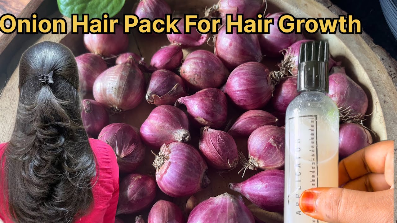 Onion Hair Mask For Hair Growth | Reduce Hair Fall & Dandruff | Stimulate Hair Growth.