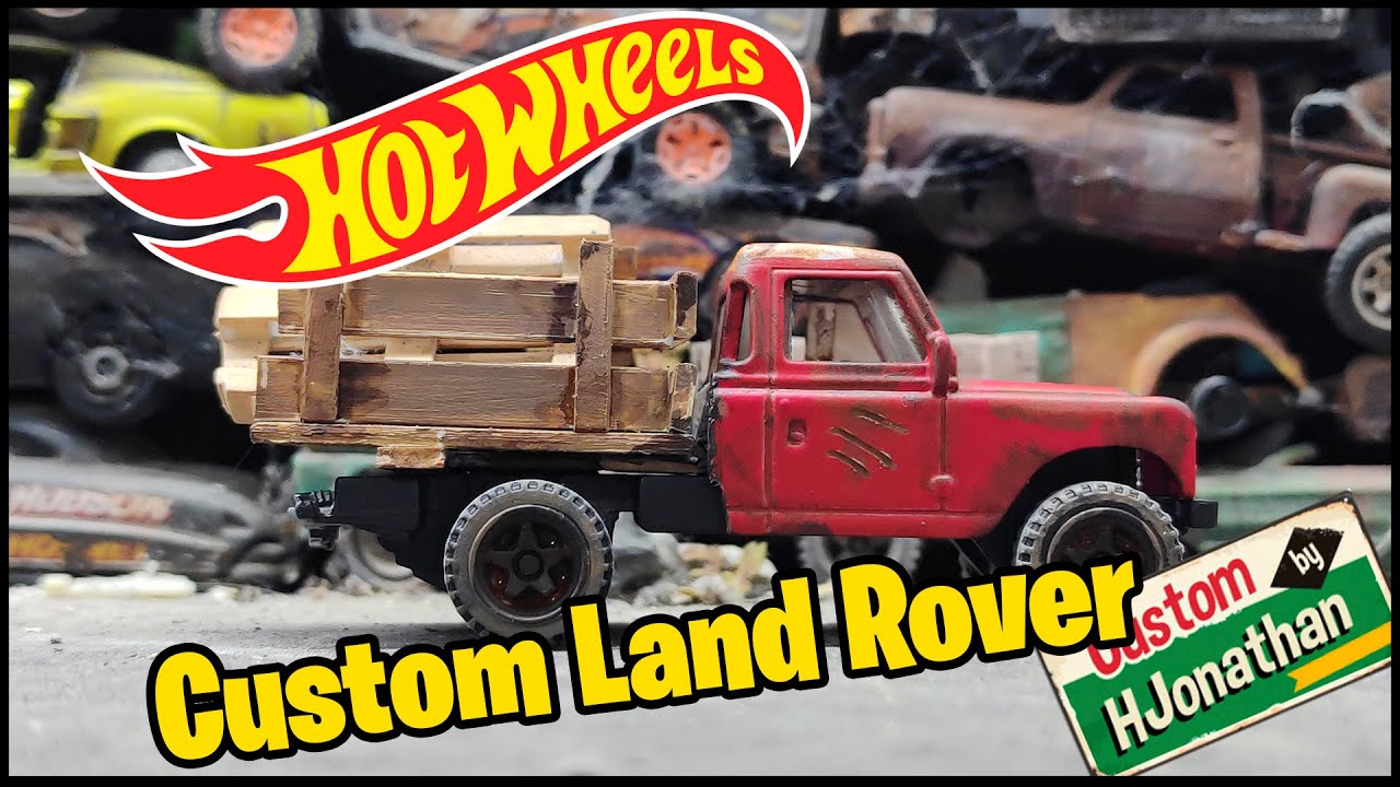 Hot Wheels Land Rover Series III Pickup Custom Cambio de Caja