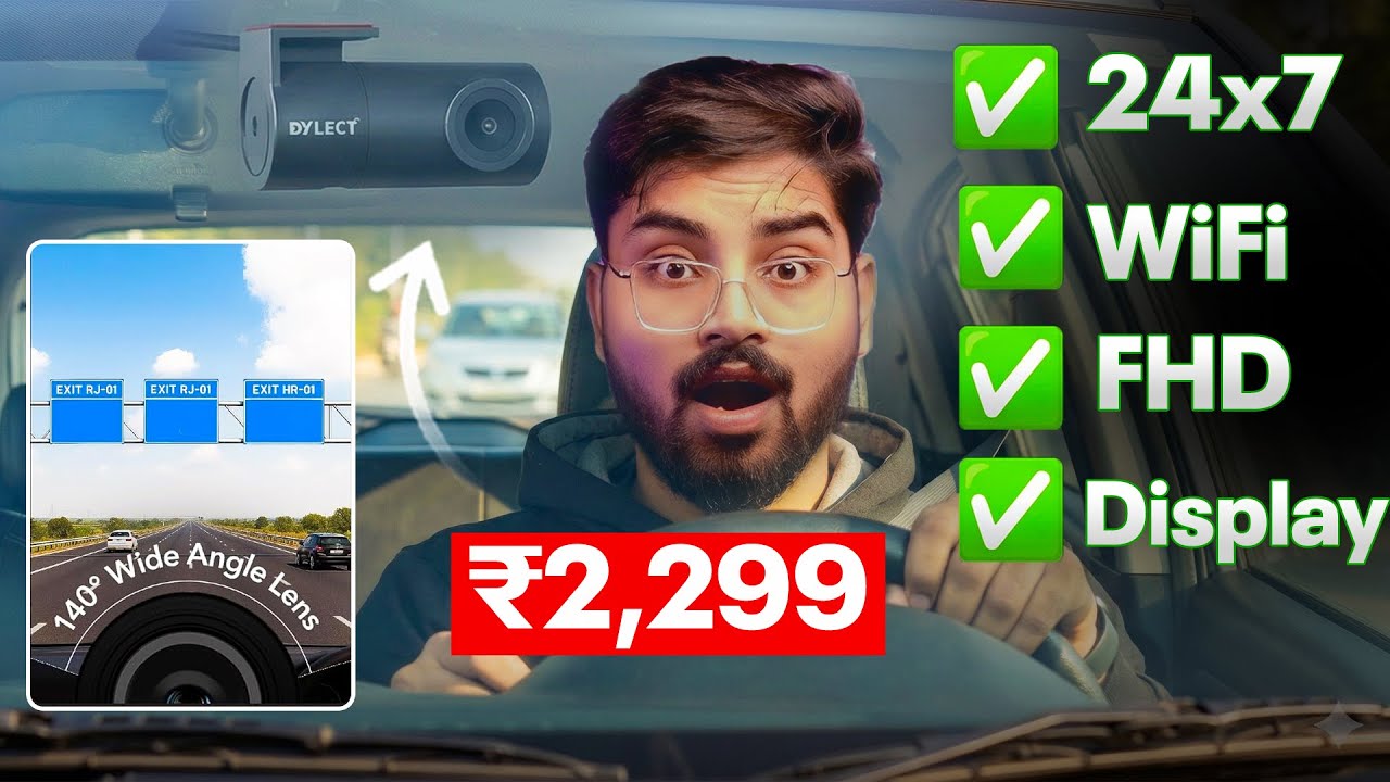 Best Dash Cam for Car under 3000 in India 🔥 Dylect Sense Classic Dashcam Review ✅ Great Republic Day