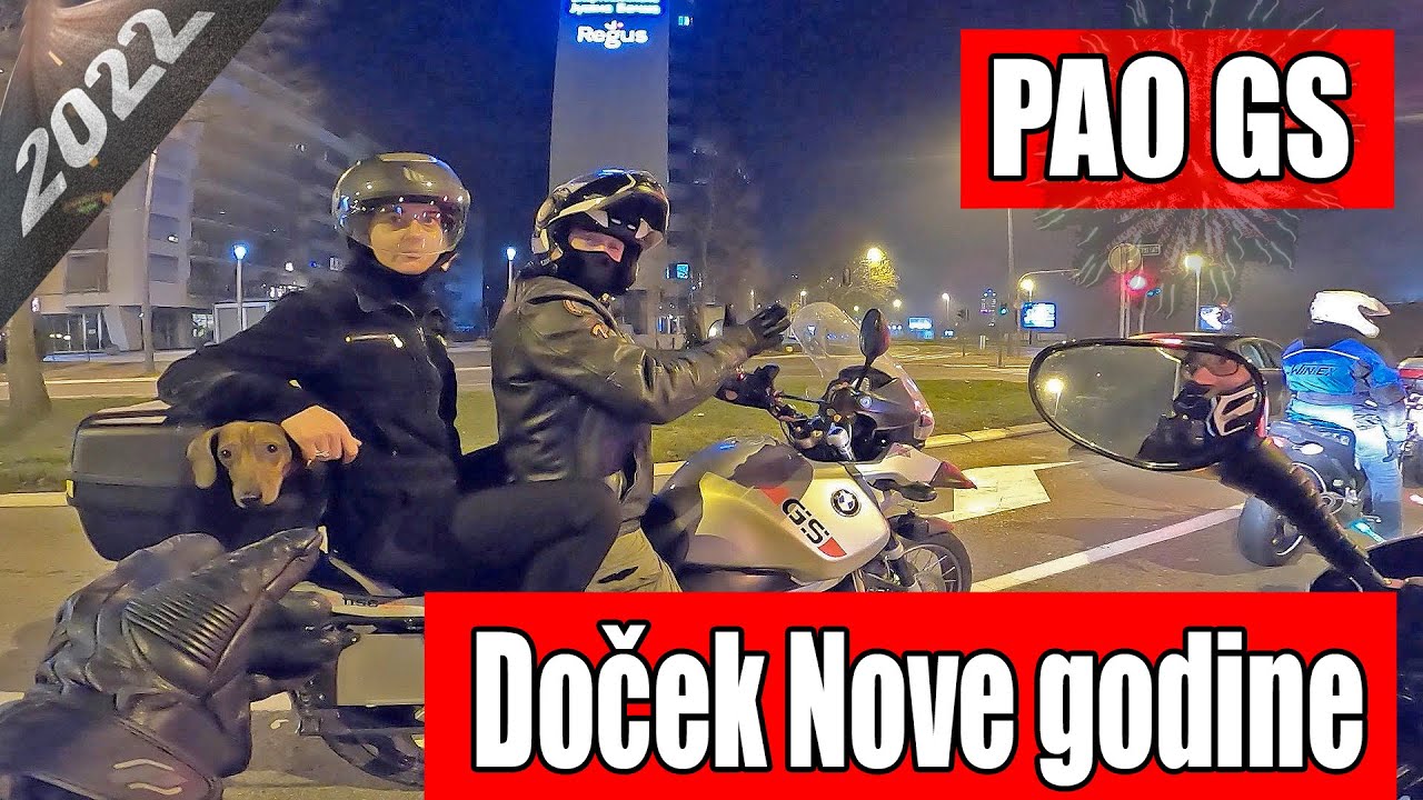 Pao BMW GS u Novogodisnjoj noci - Mudrolije na motorima