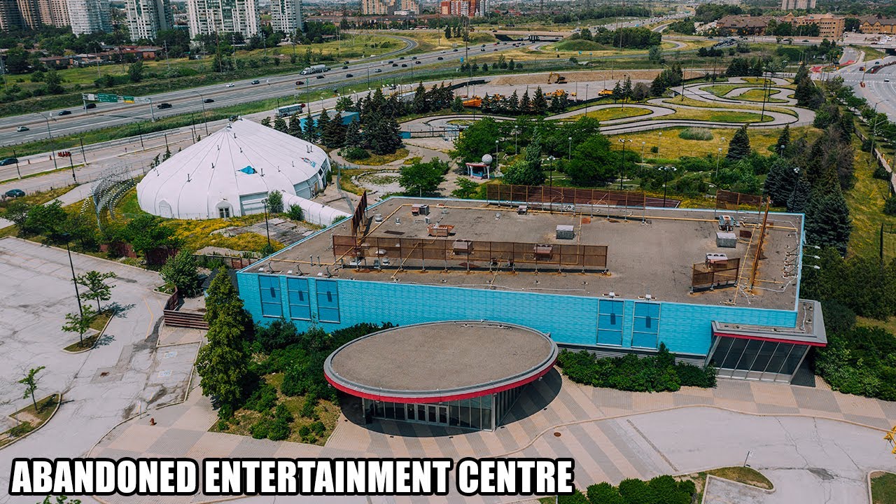 Massive ABANDONED Playdium Arcade! Forgotten Batting Cages, Go Cart Track, Mini Golf Course & More!