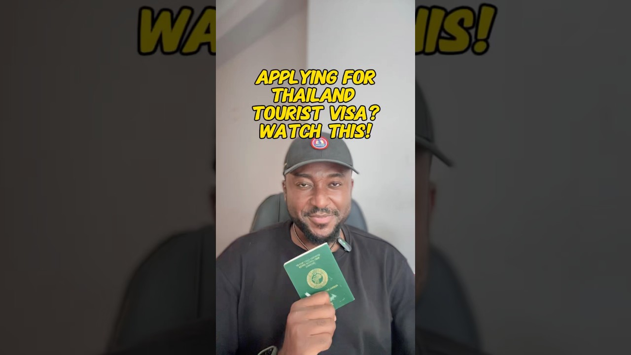 Thailand Visa Application Requirements For Nigerians, Africans | @arandomchidi