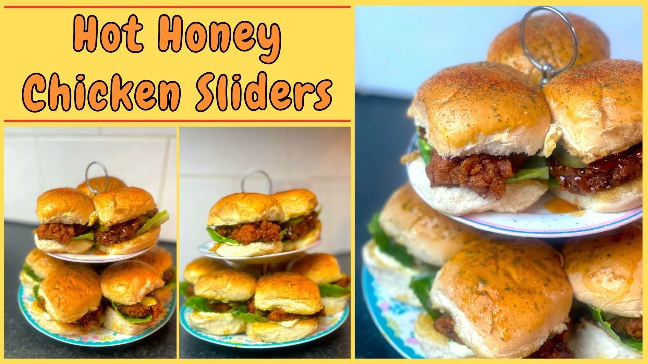 Hot Honey Chicken Sliders Recipe | Easy Pakistani Sliders By Cook with Faiza
