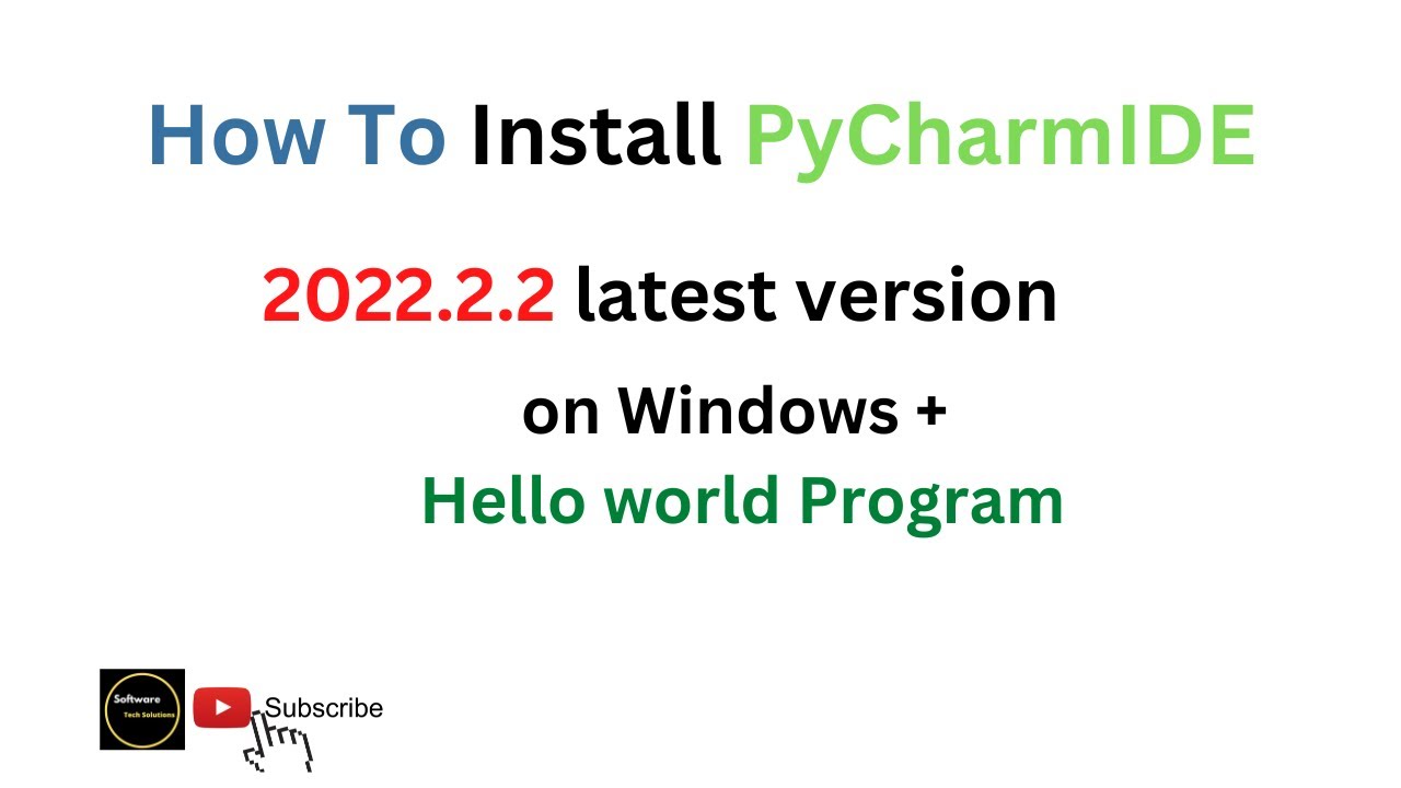 How to install PyCharm IDE on windows 10