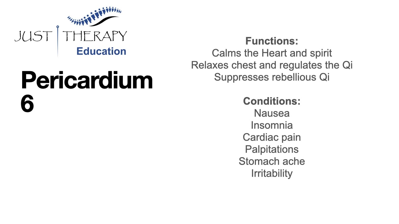 PC6 acupuncture point