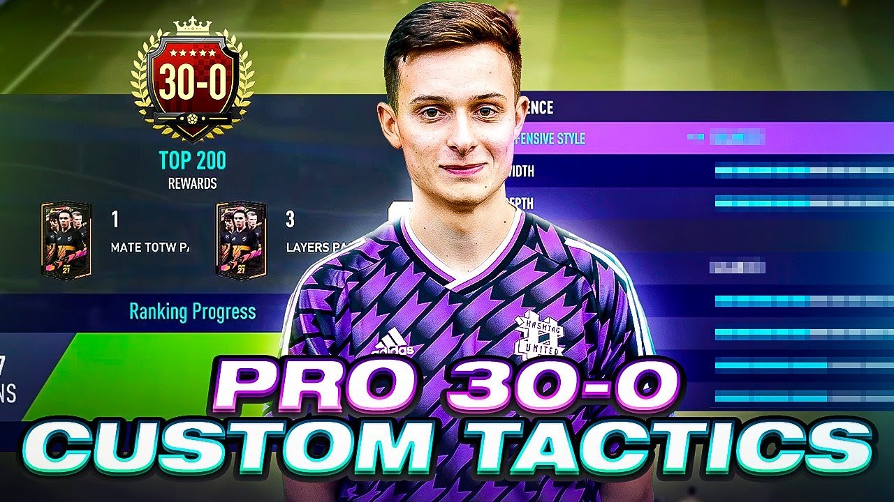 MY PRO 30-0 CUSTOM TACTICS I USE IN WEEKEND LEAGUE!!! FIFA 21