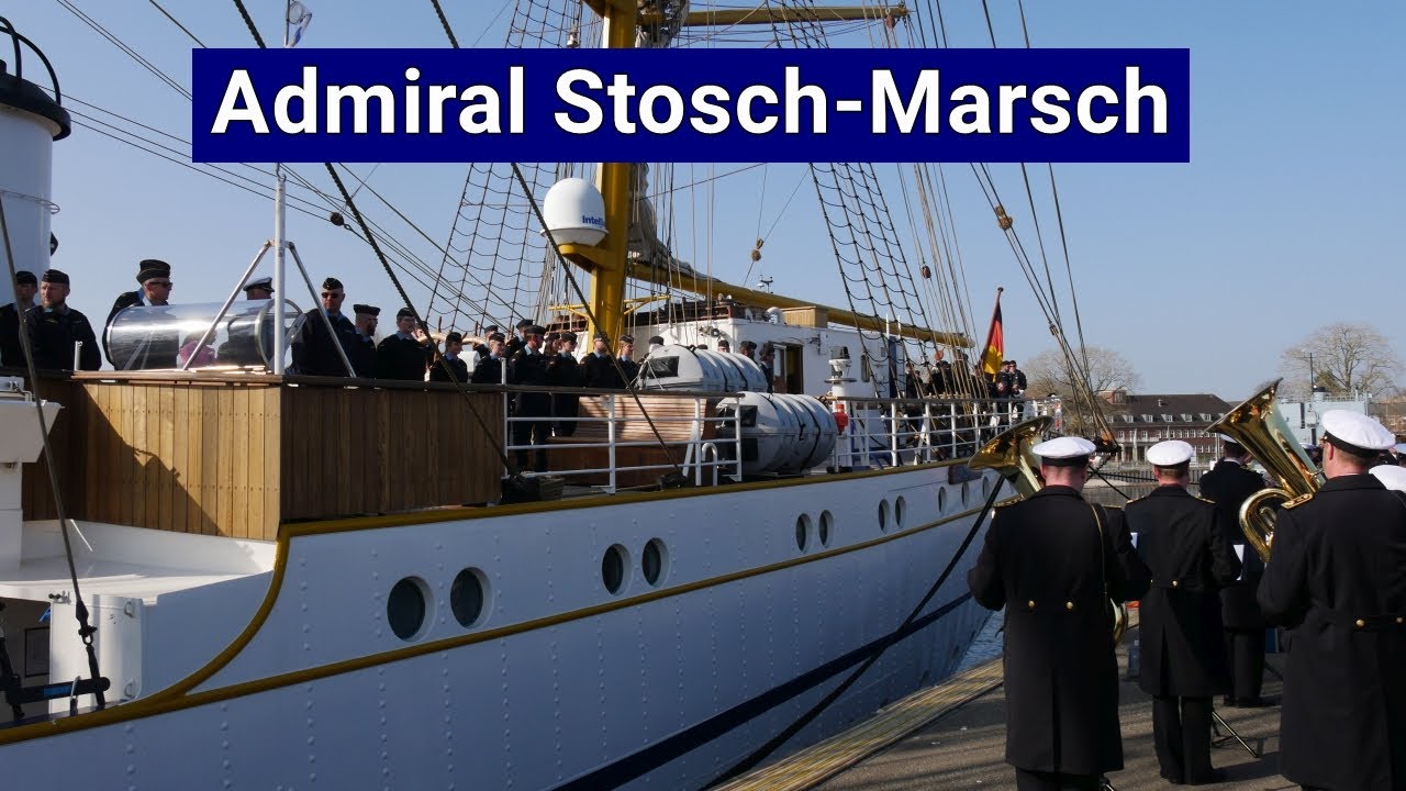 Admiral Stosch-Marsch - deutscher Marine-Marsch von Carl Latann aus dem Jahr 1874