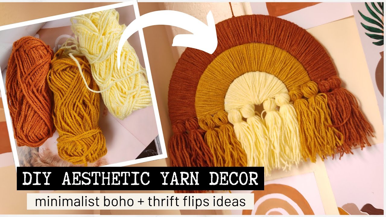DIY Scandinavian Home Decor PINTEREST | DIY Boho | Easy Minimalist Boho Aesthetic Decor | Earth Tone