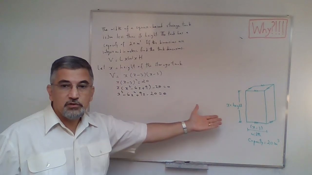 Chapter 4 - Polynomial Equations: Applications/Word Problems Section 3C | MHF4U1 -Advanced Functions