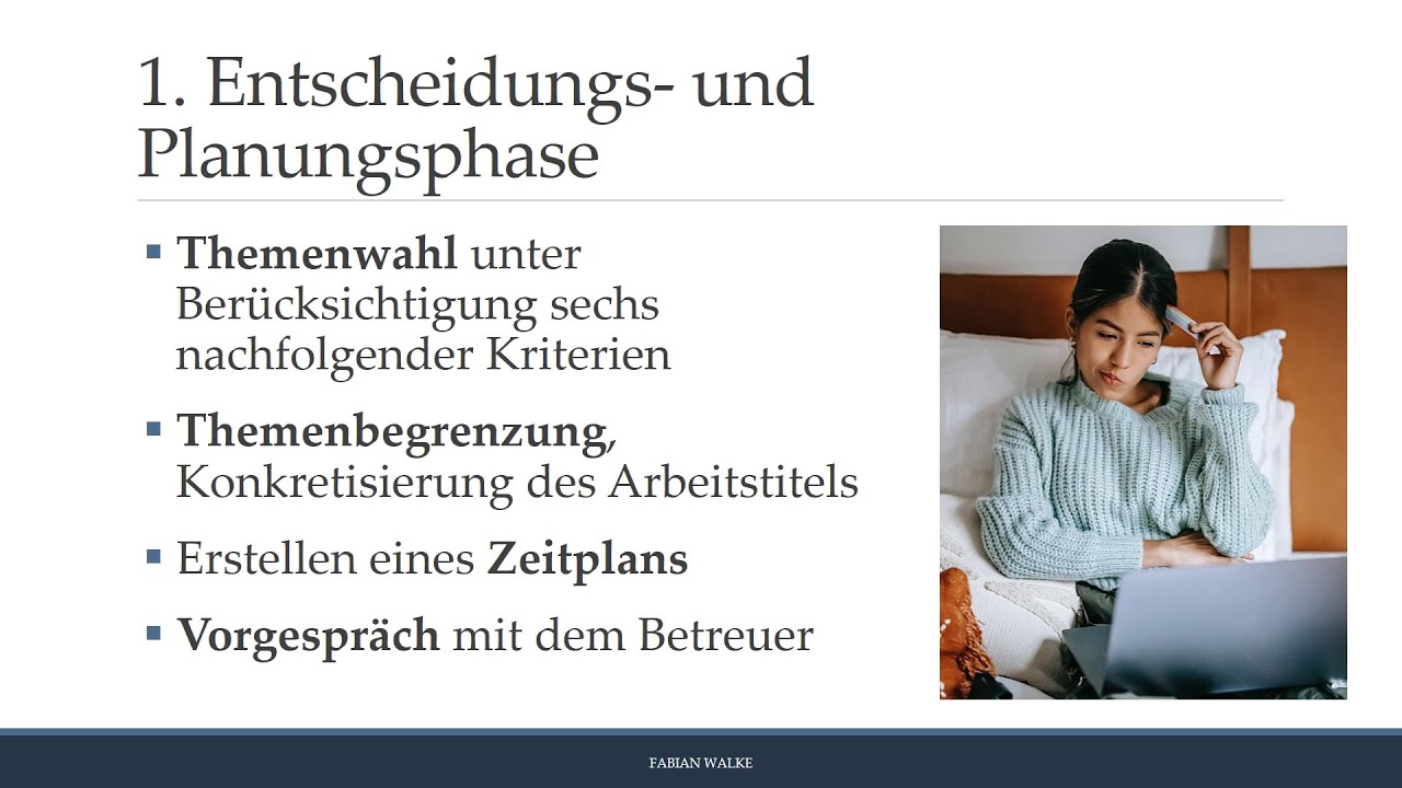 Themenwahl bei Thesis und Forschungsarbeit
